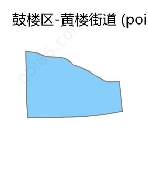 黄楼街道边界地图