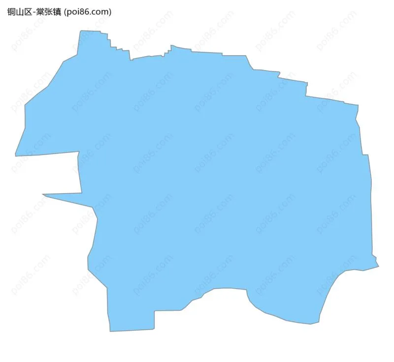 棠张镇边界地图