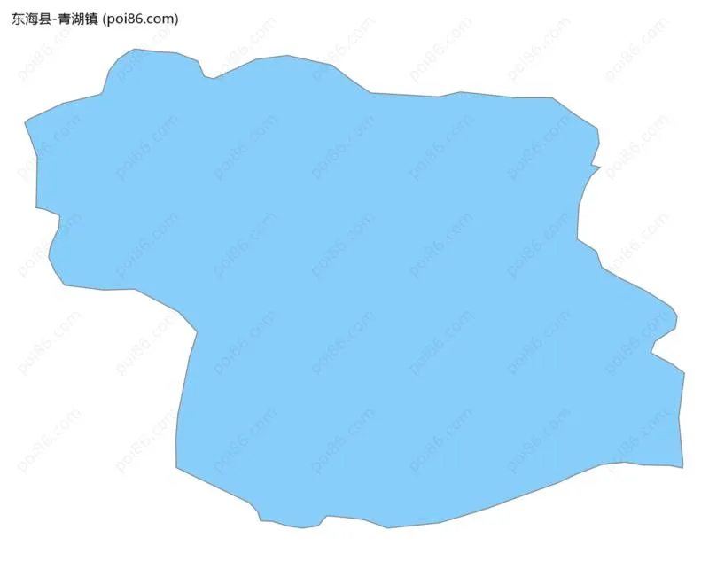青湖镇边界地图