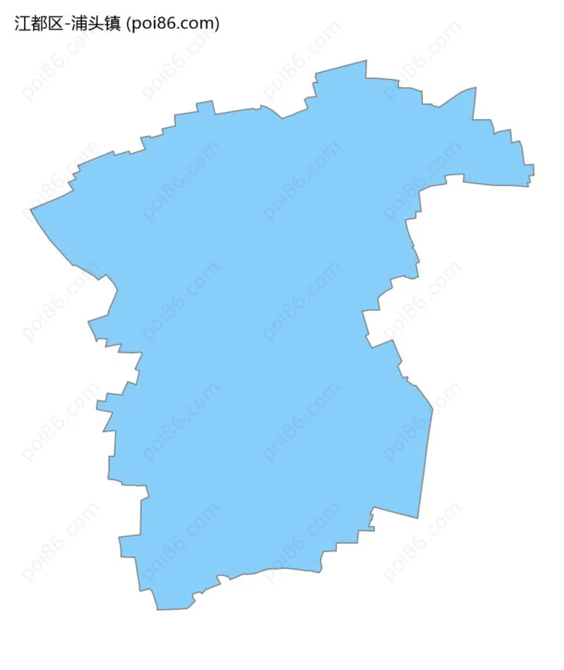 浦头镇边界地图