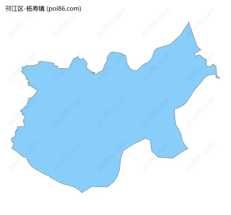 杨寿镇边界地图