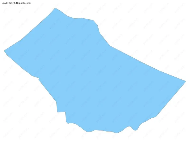 徐圩街道边界地图