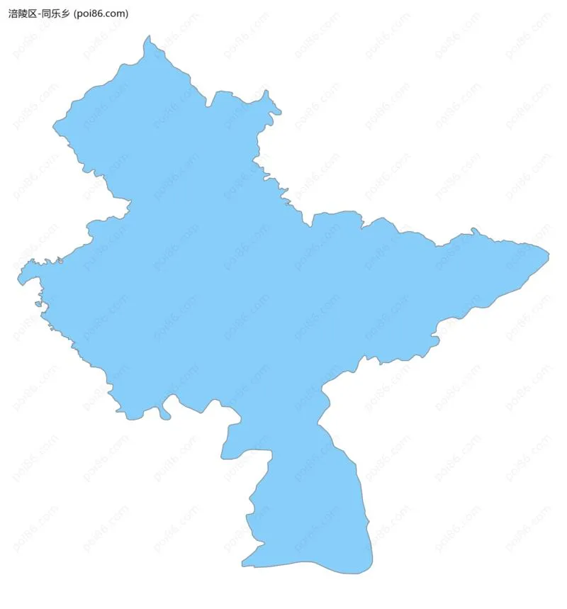 同乐乡边界地图