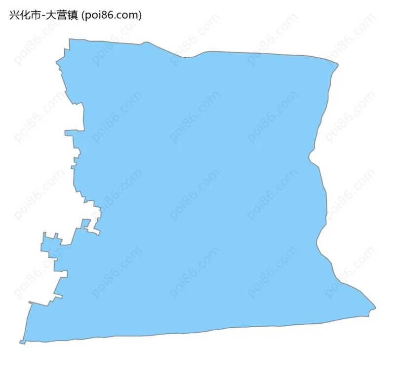 大营镇边界地图