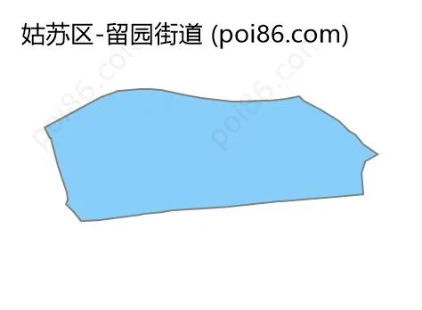 留园街道边界地图