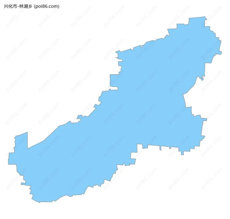林湖乡边界地图