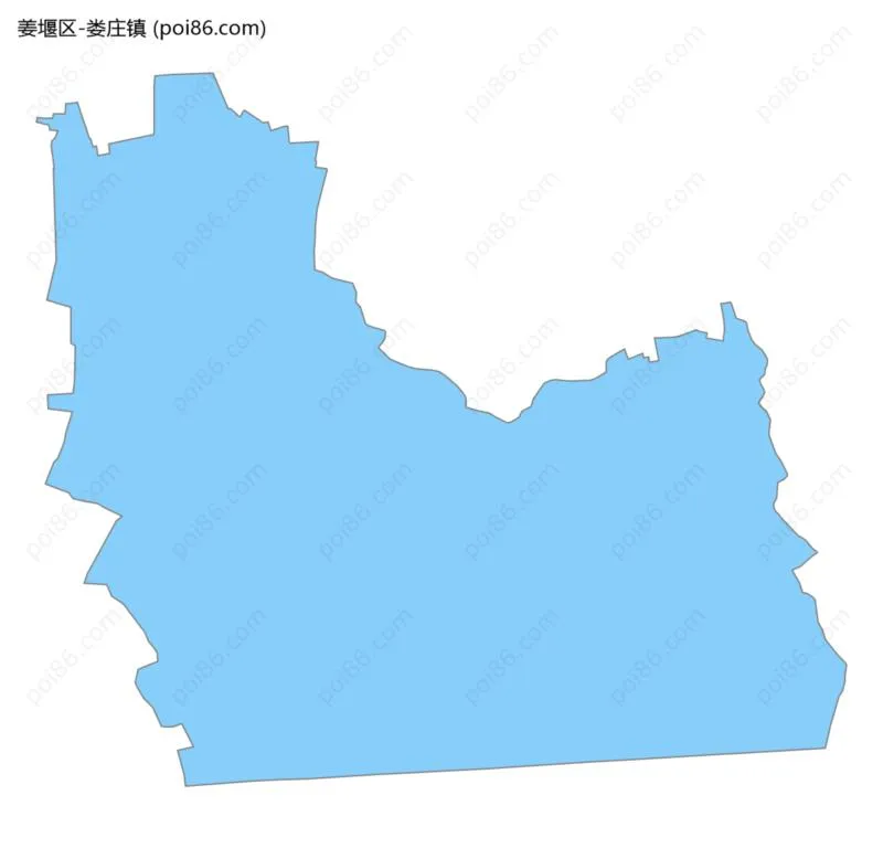 娄庄镇边界地图