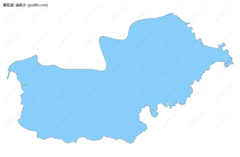 庙前乡边界地图