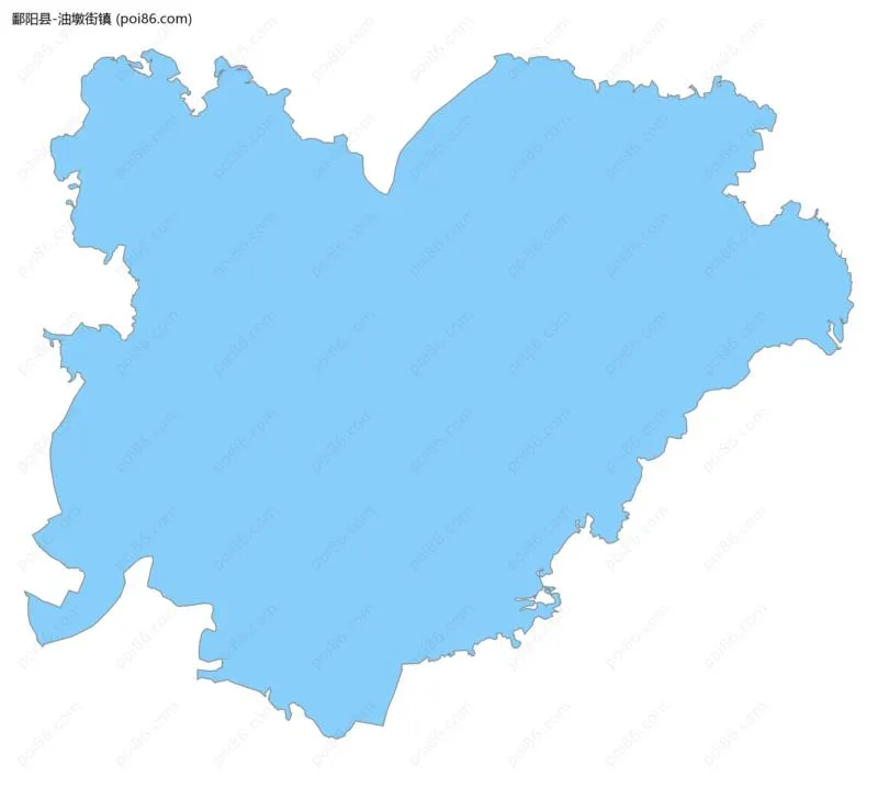 油墩街镇边界地图