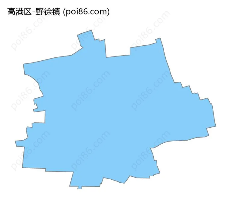 野徐镇边界地图