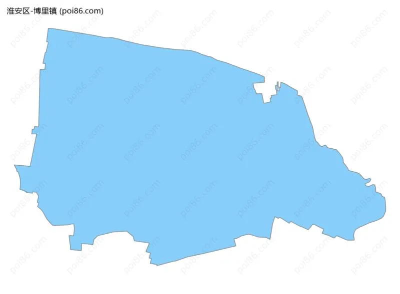 博里镇边界地图