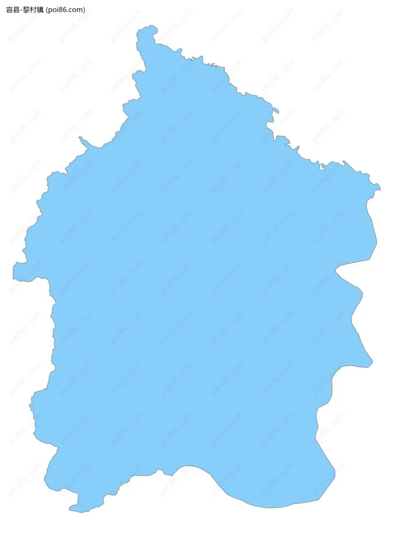 黎村镇边界地图