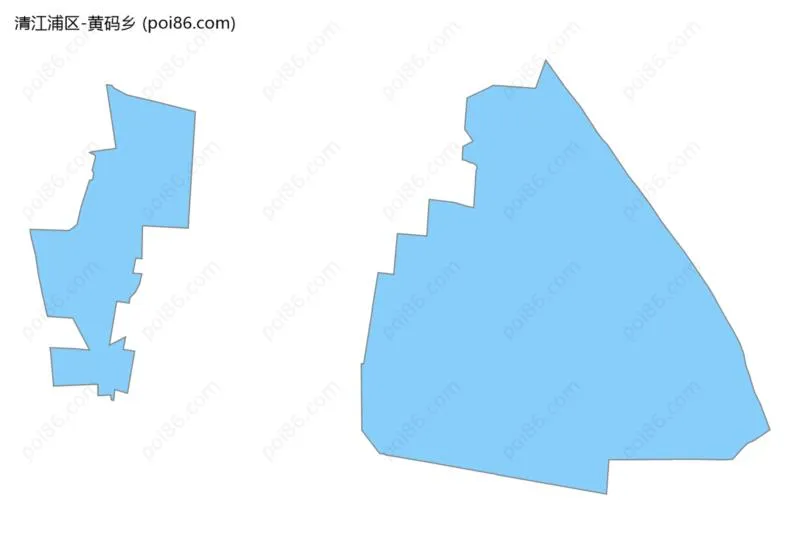 黄码乡边界地图
