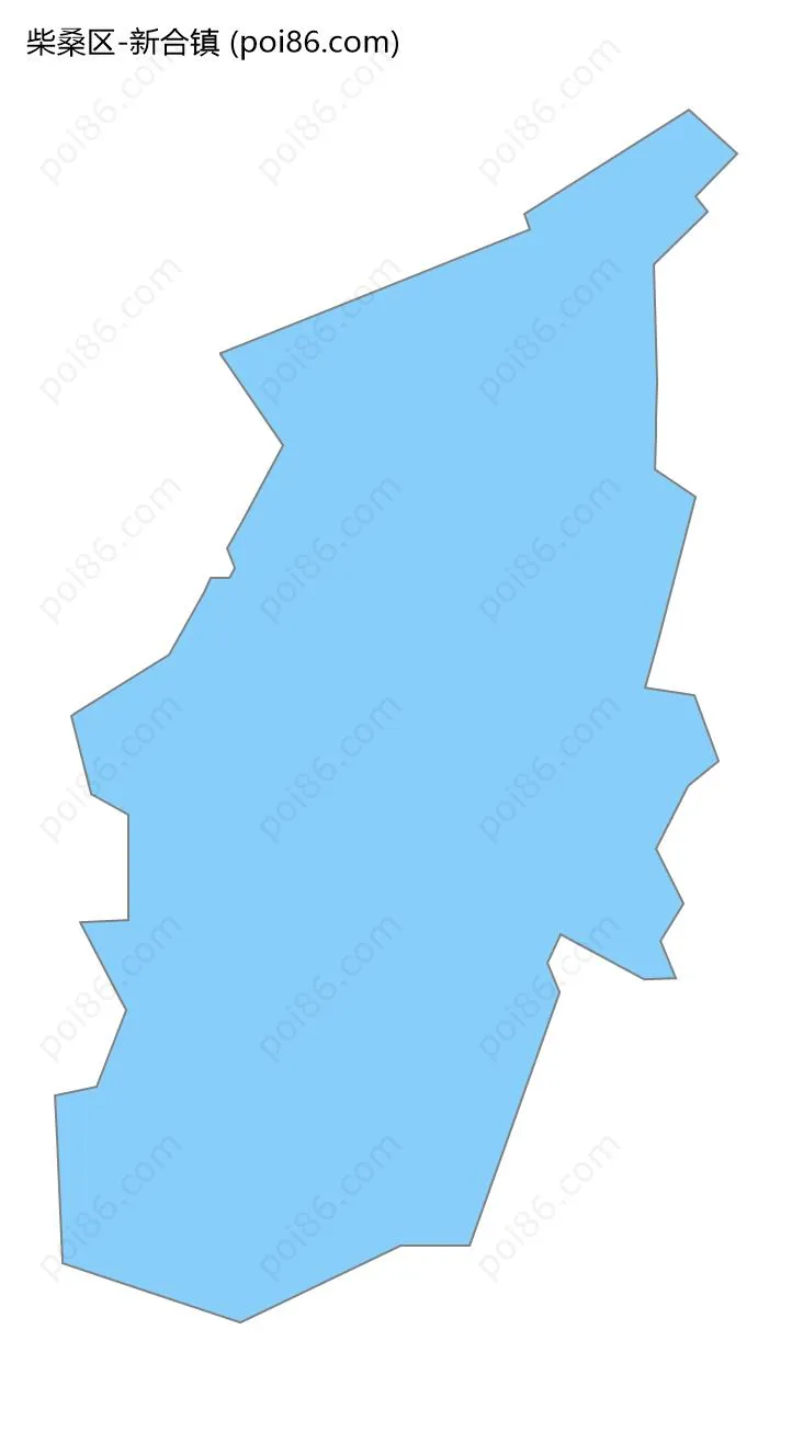 新合镇边界地图