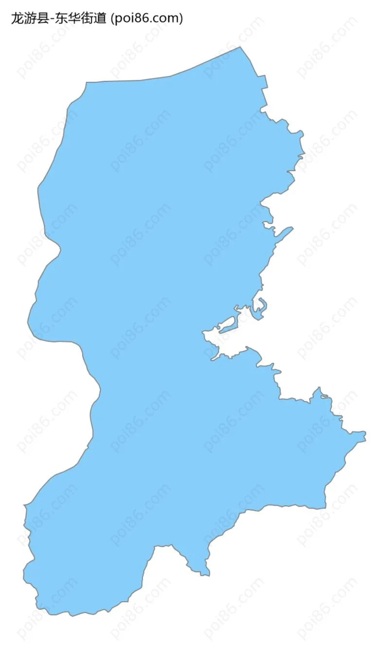 东华街道边界地图