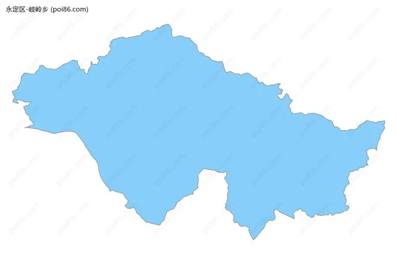 岐岭乡边界地图