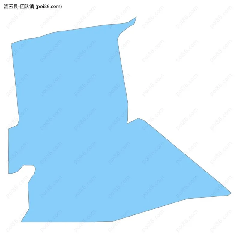 四队镇边界地图