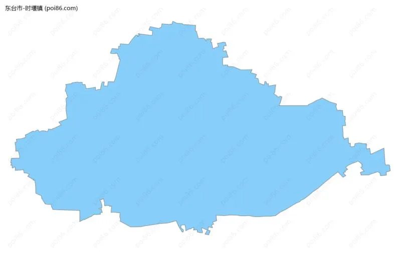 时堰镇边界地图