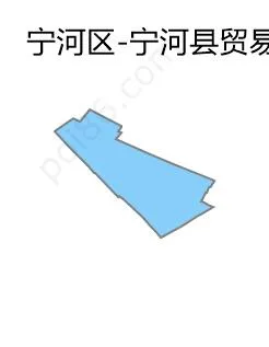 宁河县贸易开发区边界地图