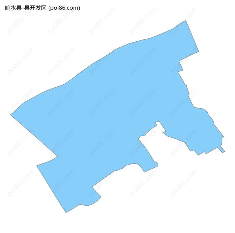 县开发区边界地图