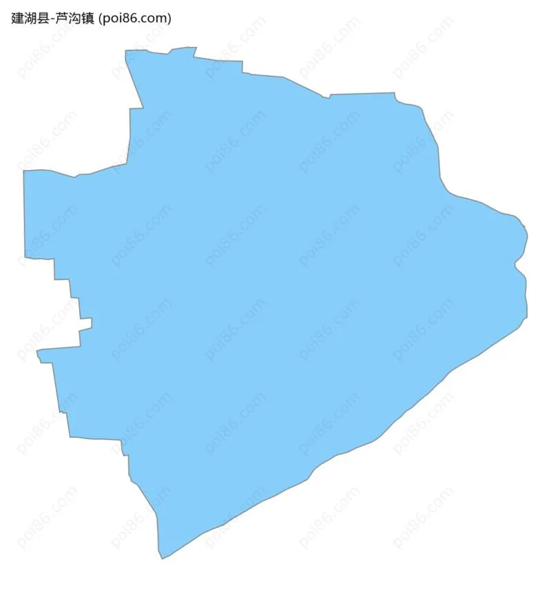 芦沟镇边界地图