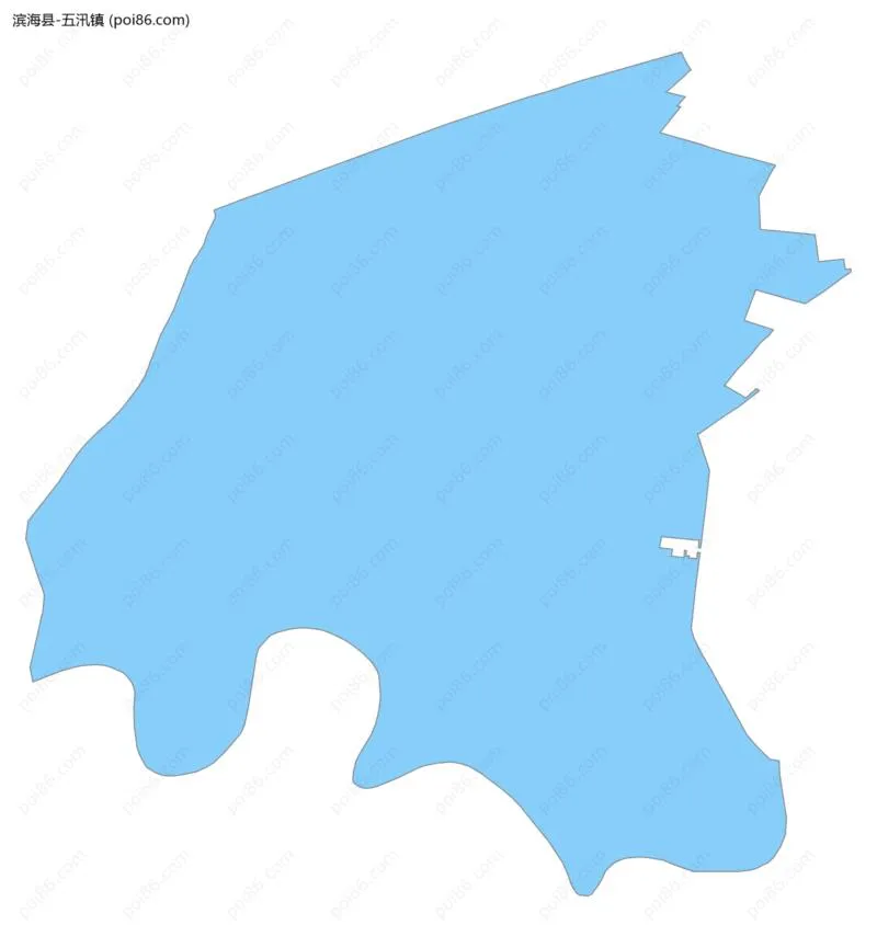 五汛镇边界地图