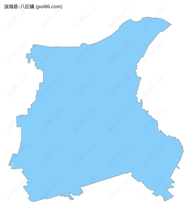 八巨镇边界地图