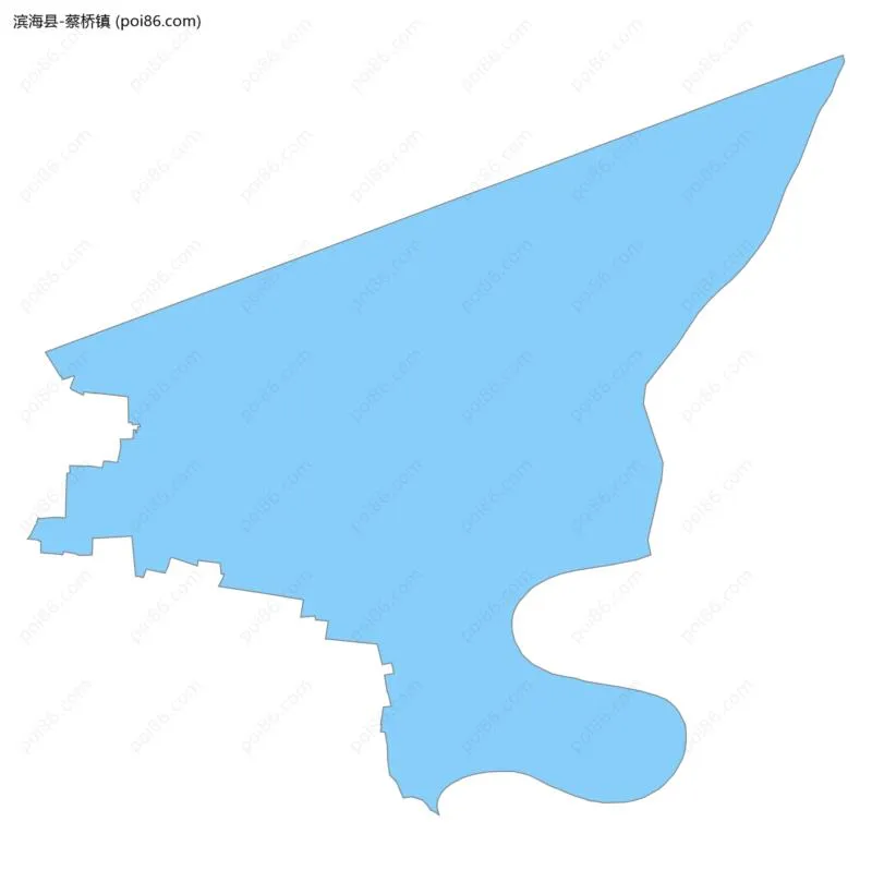 蔡桥镇边界地图