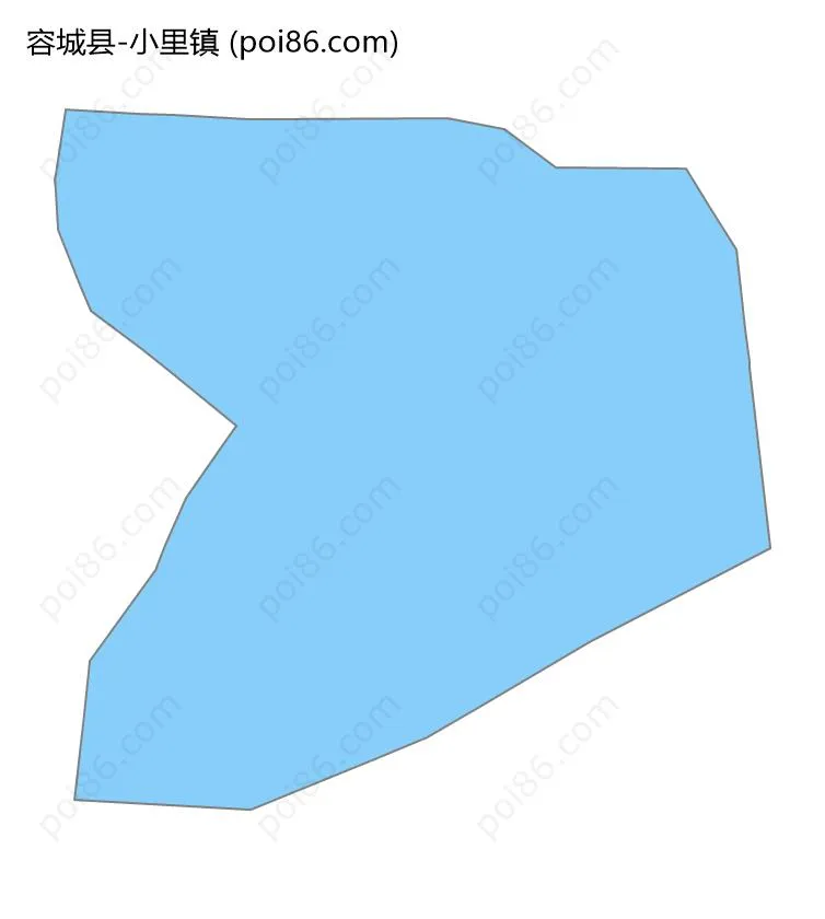 小里镇边界地图