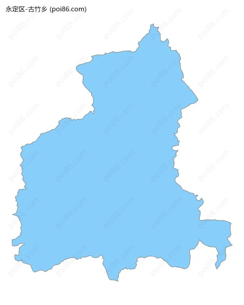 古竹乡边界地图