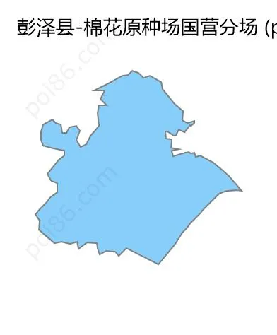 棉花原种场国营分场边界地图