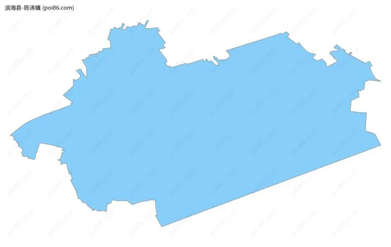 陈涛镇边界地图