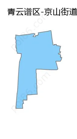 京山街道边界地图