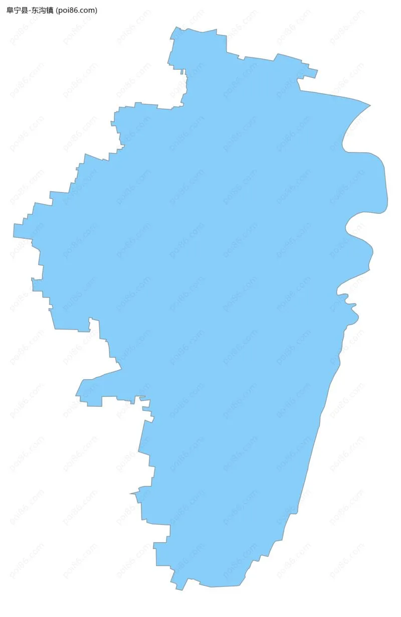 东沟镇边界地图