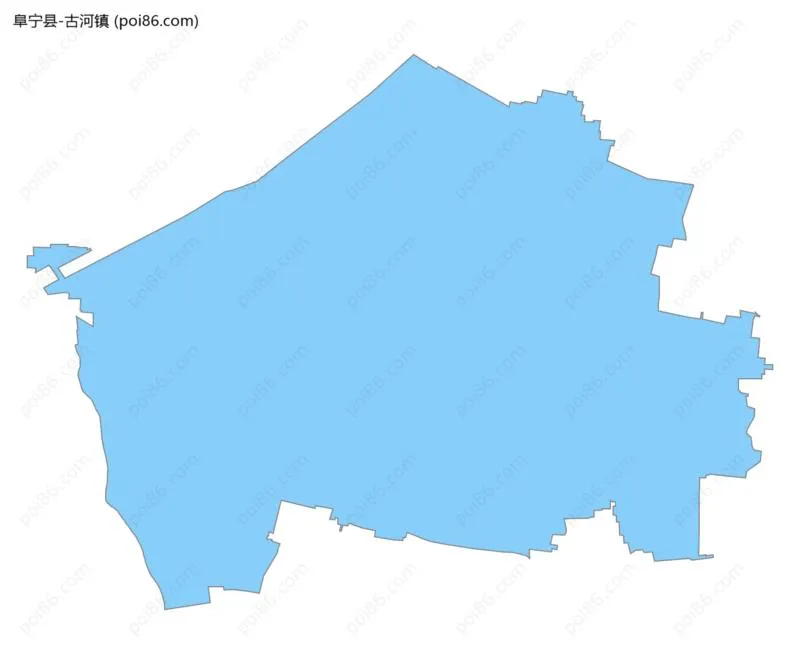 古河镇边界地图