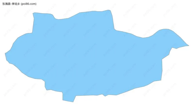 李埝乡边界地图