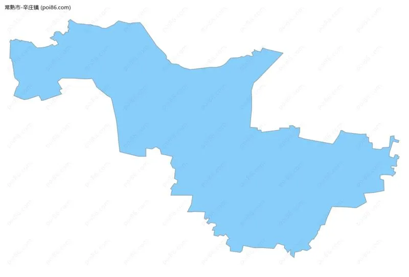 辛庄镇边界地图