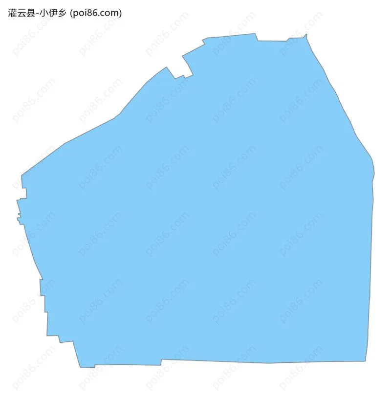 小伊乡边界地图