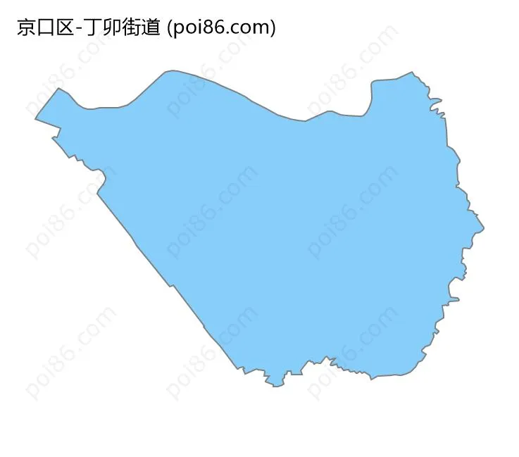 丁卯街道边界地图