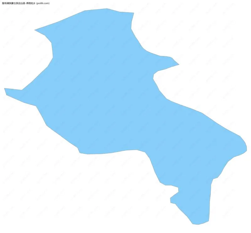 燕格柏乡边界地图