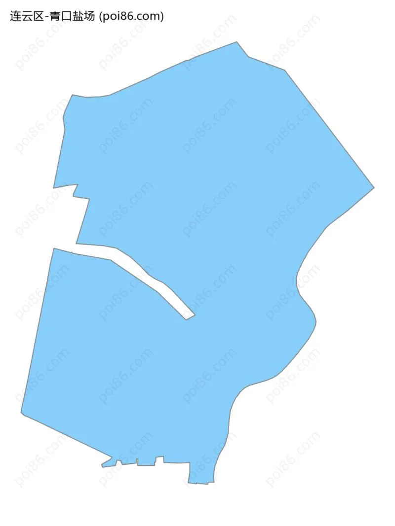 青口盐场边界地图