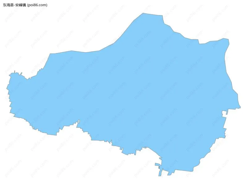 安峰镇边界地图