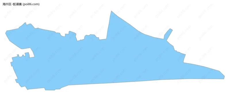 板浦镇边界地图