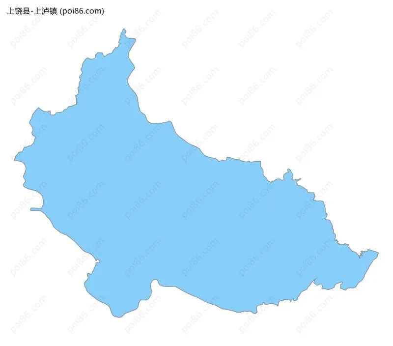上泸镇边界地图
