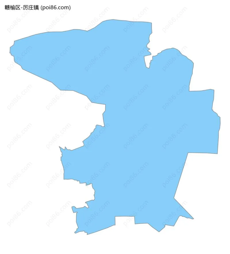 厉庄镇边界地图