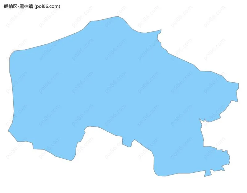 黑林镇边界地图
