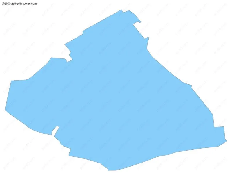 东辛农场边界地图