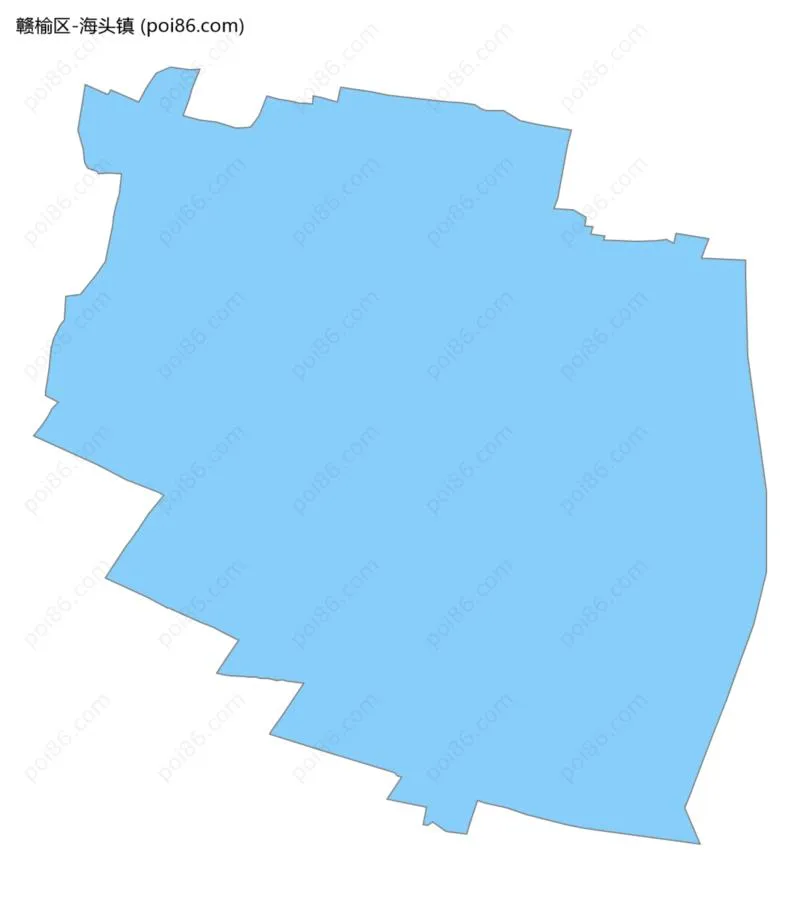 海头镇边界地图