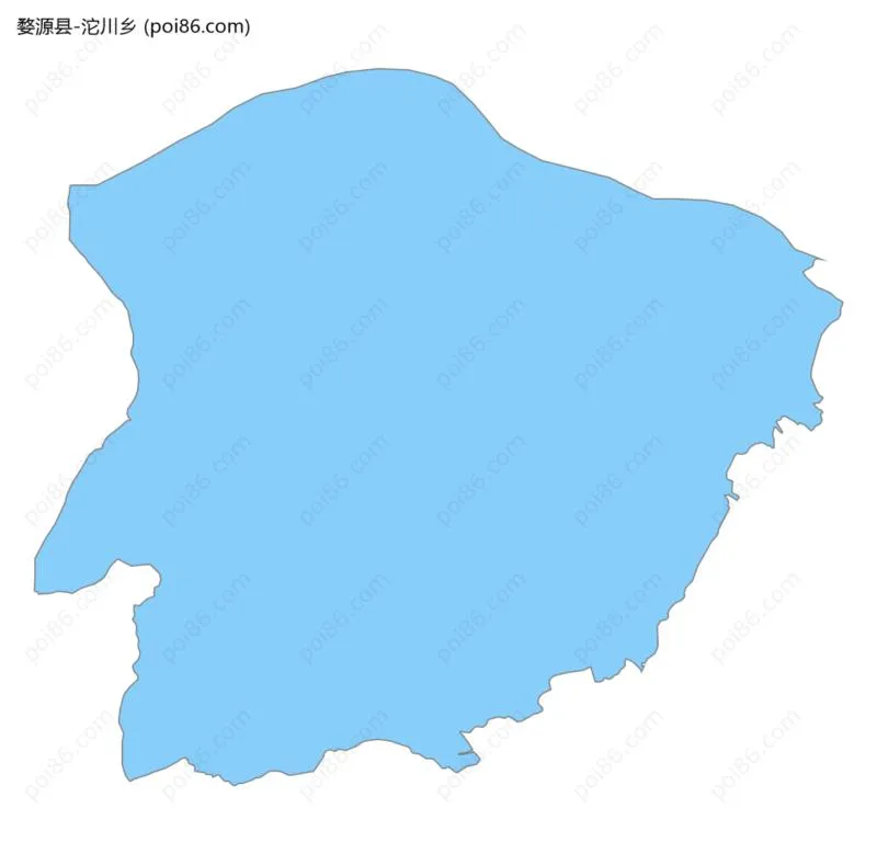 沱川乡边界地图