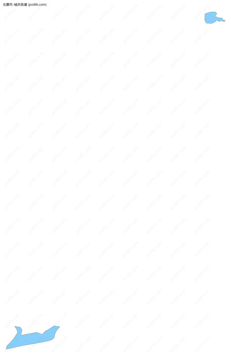 城关街道边界地图